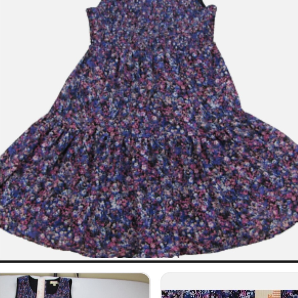 Princess Vera Wang Floral Sleeveless Dress